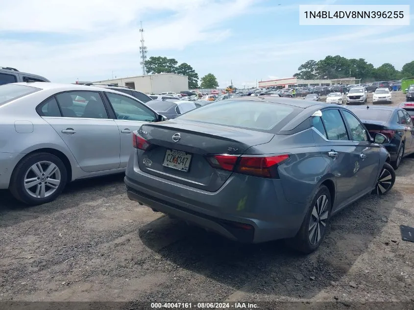 2022 Nissan Altima Sv Fwd VIN: 1N4BL4DV8NN396255 Lot: 40047161