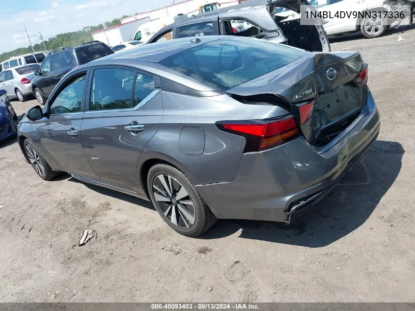 1N4BL4DV9NN317336 2022 Nissan Altima Sv Fwd