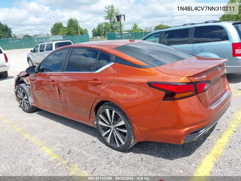 1N4BL4CV7NN310211 2022 Nissan Altima Sr Fwd