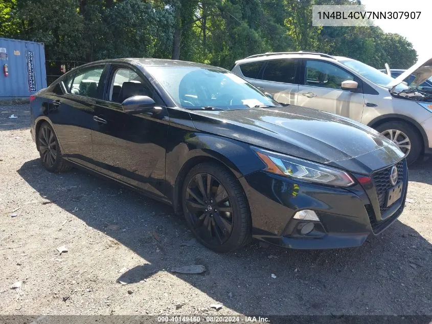 2022 Nissan Altima Sr VIN: 1N4BL4CV7NN307907 Lot: 40149460