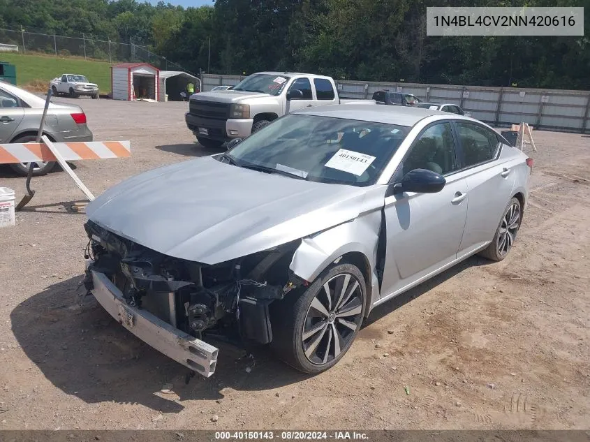 1N4BL4CV2NN420616 2022 Nissan Altima Sr Fwd