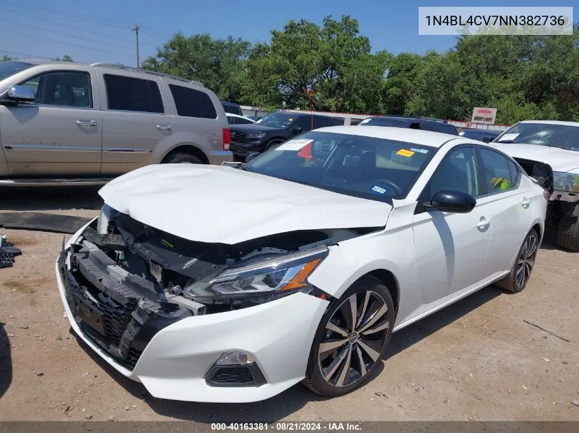 2022 Nissan Altima Sr VIN: 1N4BL4CV7NN382736 Lot: 40163381