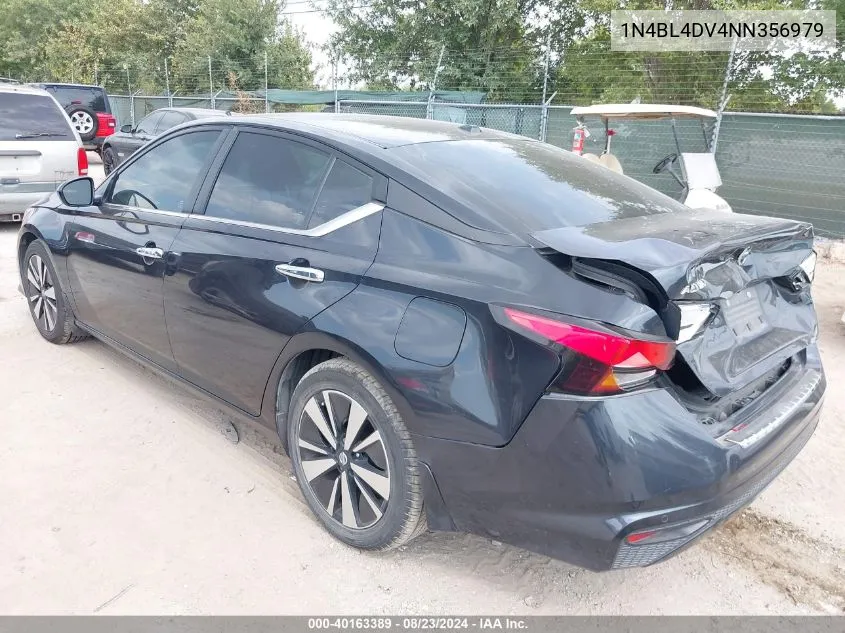 2022 Nissan Altima Sv Fwd VIN: 1N4BL4DV4NN356979 Lot: 40163389