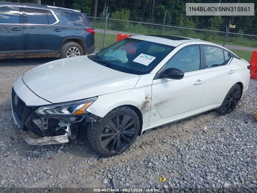 1N4BL4CV5NN315861 2022 Nissan Altima Sr Fwd