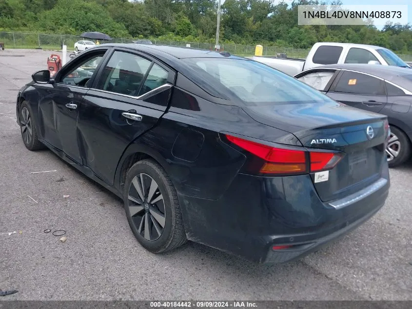 2022 Nissan Altima Sv Fwd VIN: 1N4BL4DV8NN408873 Lot: 40184442