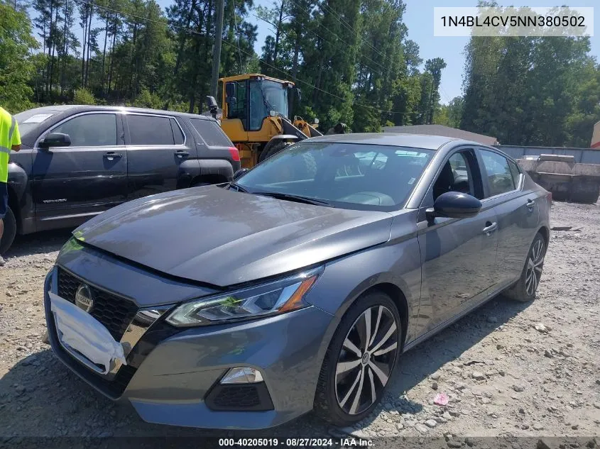 1N4BL4CV5NN380502 2022 Nissan Altima Sr Fwd