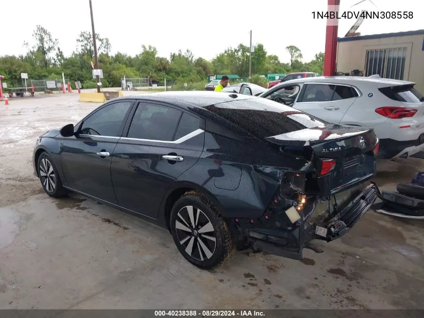 1N4BL4DV4NN308558 2022 Nissan Altima Sv Fwd