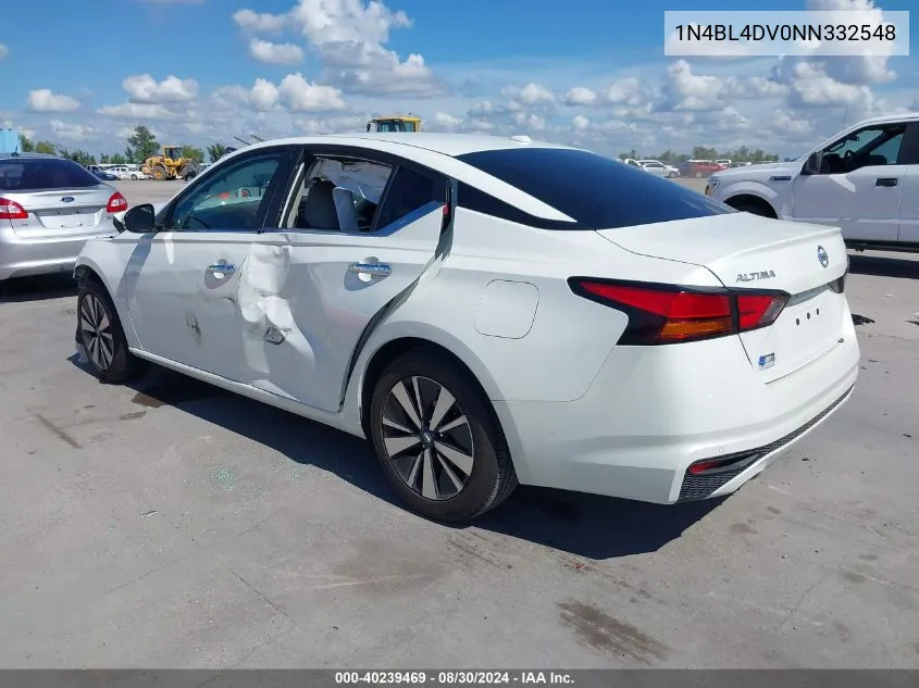 1N4BL4DV0NN332548 2022 Nissan Altima Sv Fwd