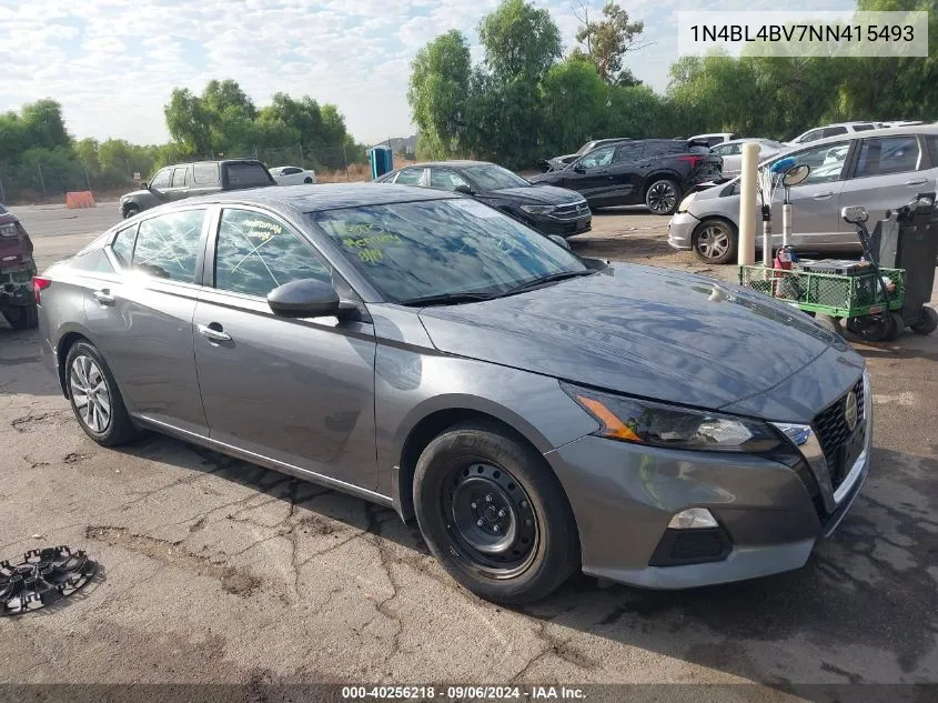 2022 Nissan Altima S Fwd VIN: 1N4BL4BV7NN415493 Lot: 40256218