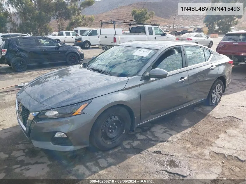 2022 Nissan Altima S Fwd VIN: 1N4BL4BV7NN415493 Lot: 40256218