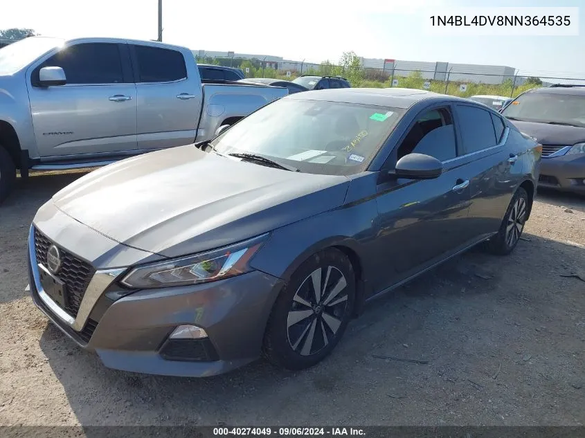 2022 Nissan Altima Sv Fwd VIN: 1N4BL4DV8NN364535 Lot: 40274049