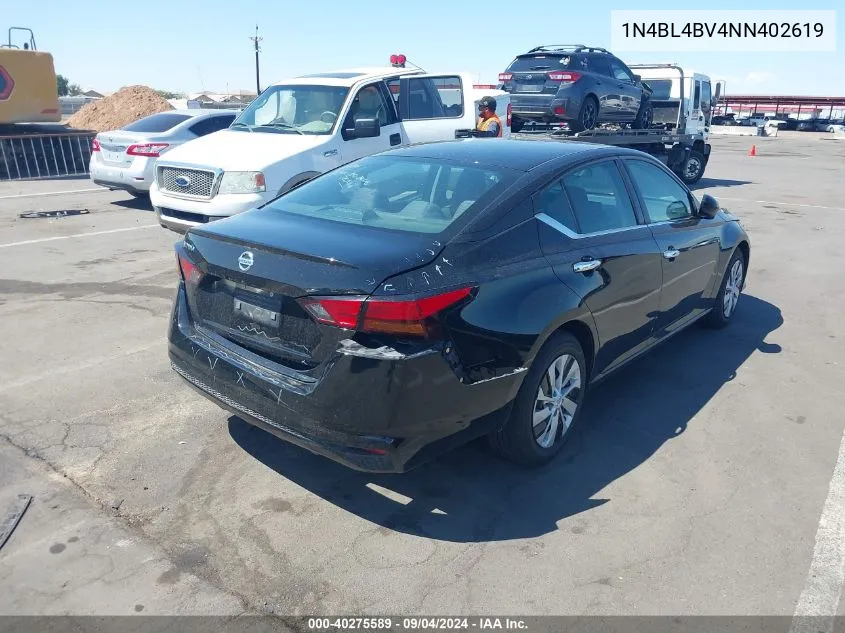 1N4BL4BV4NN402619 2022 Nissan Altima S Fwd