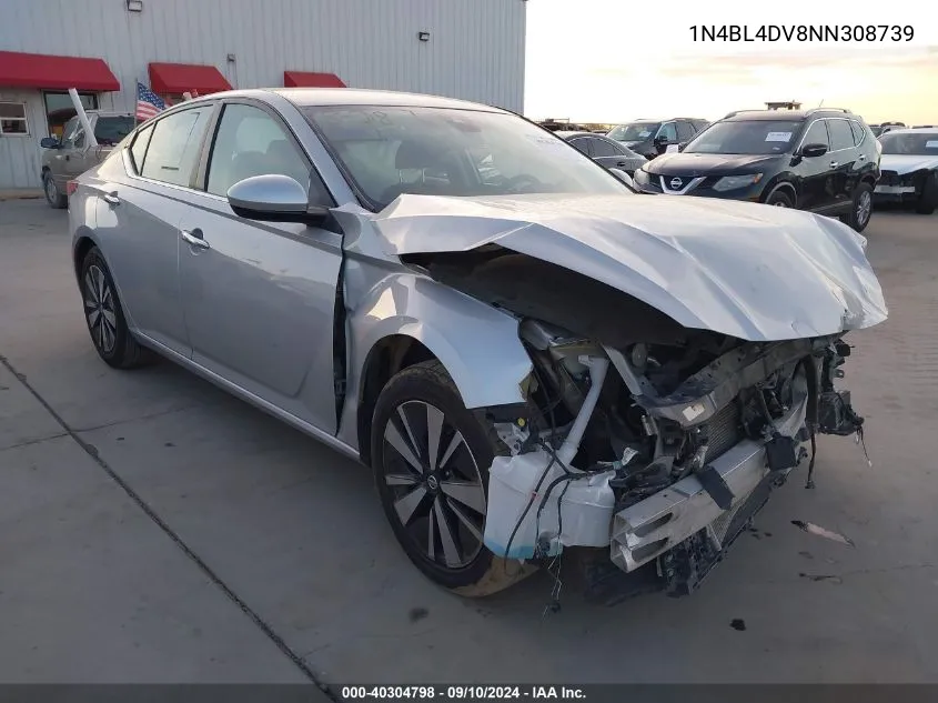 2022 Nissan Altima Sv VIN: 1N4BL4DV8NN308739 Lot: 40304798