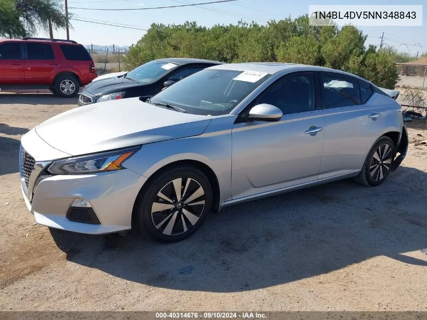 2022 Nissan Altima Sv Fwd VIN: 1N4BL4DV5NN348843 Lot: 40314676