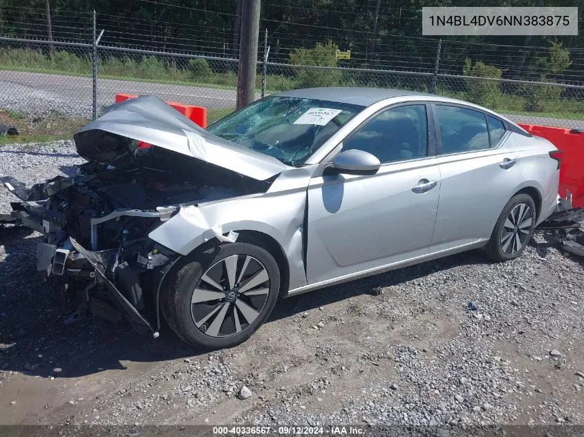 2022 Nissan Altima Sv Fwd VIN: 1N4BL4DV6NN383875 Lot: 40336567