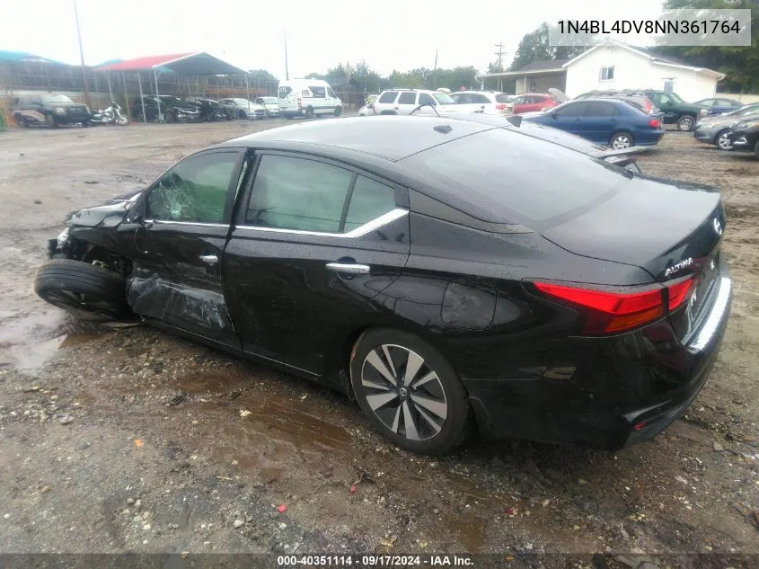 1N4BL4DV8NN361764 2022 Nissan Altima Sv Fwd