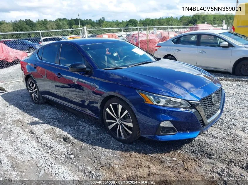 2022 Nissan Altima Sr Fwd VIN: 1N4BL4CV5NN369001 Lot: 40354538