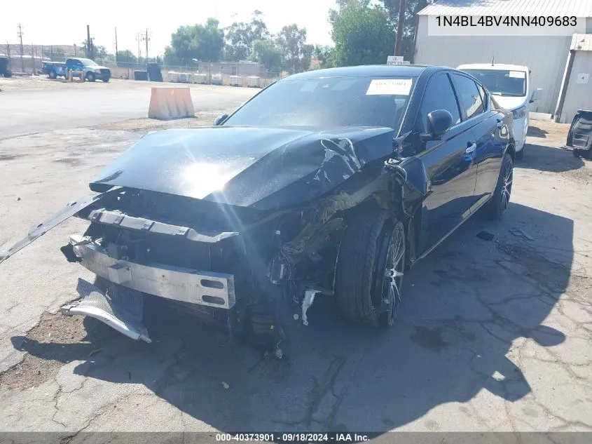 2022 Nissan Altima S Fwd VIN: 1N4BL4BV4NN409683 Lot: 40373901