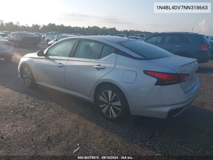 1N4BL4DV7NN318663 2022 Nissan Altima Sv