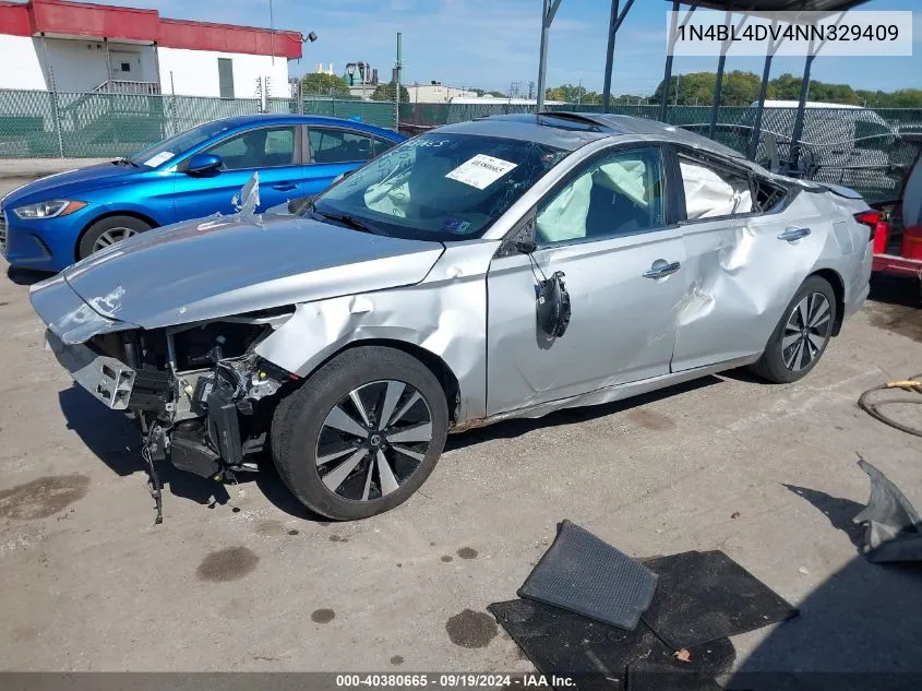 2022 Nissan Altima Sv Fwd VIN: 1N4BL4DV4NN329409 Lot: 40380665