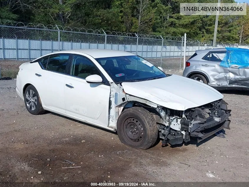 2022 Nissan Altima S Fwd VIN: 1N4BL4BV6NN364066 Lot: 40383983