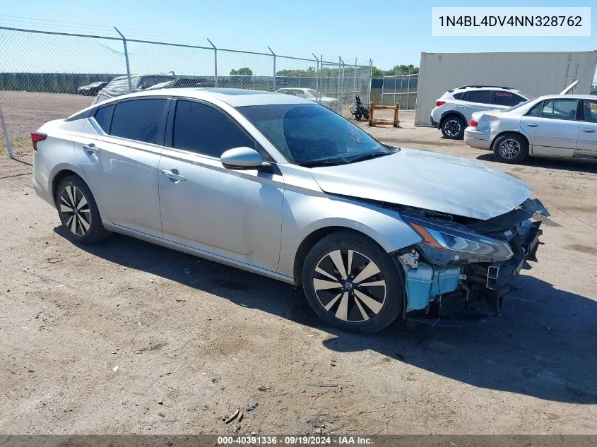 2022 Nissan Altima Sv Fwd VIN: 1N4BL4DV4NN328762 Lot: 40391336