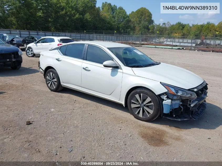 2022 Nissan Altima Sv Intelligent Awd VIN: 1N4BL4DW9NN389310 Lot: 40399054