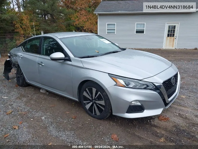 2022 Nissan Altima Sv Fwd VIN: 1N4BL4DV4NN318684 Lot: 40413185