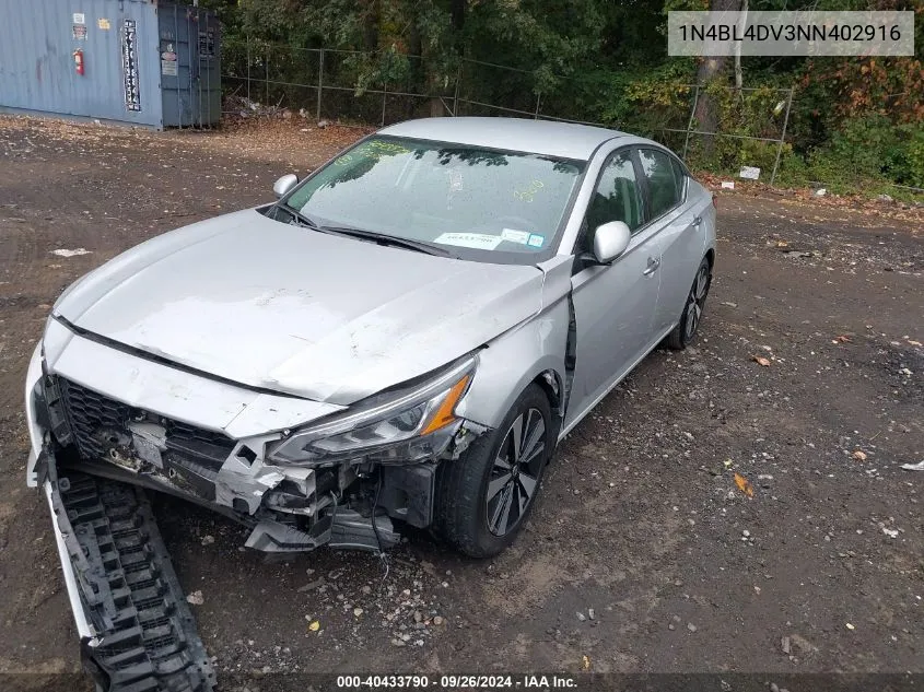 1N4BL4DV3NN402916 2022 Nissan Altima Sv Fwd