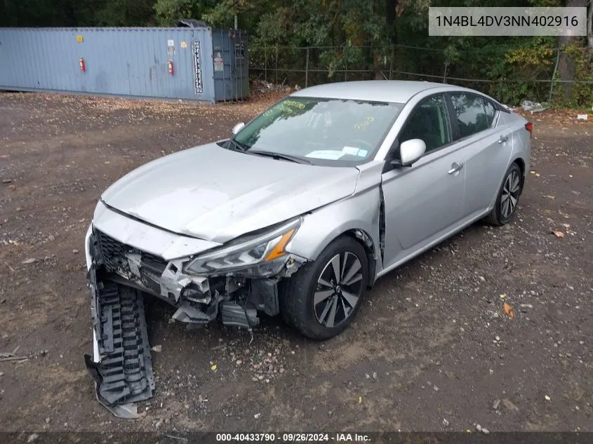 1N4BL4DV3NN402916 2022 Nissan Altima Sv Fwd