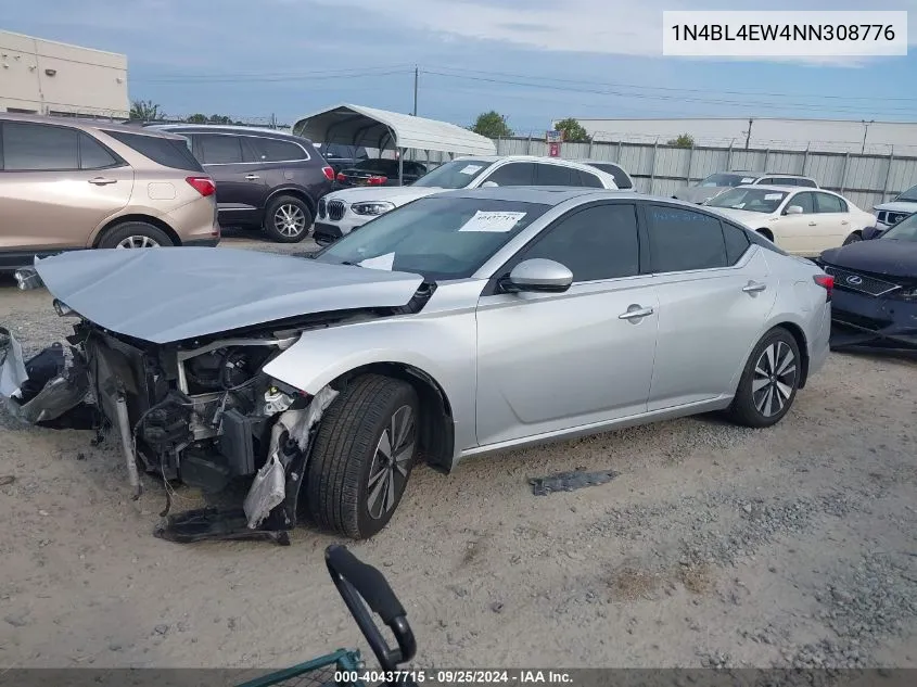 2022 Nissan Altima Sl Intelligent Awd VIN: 1N4BL4EW4NN308776 Lot: 40437715