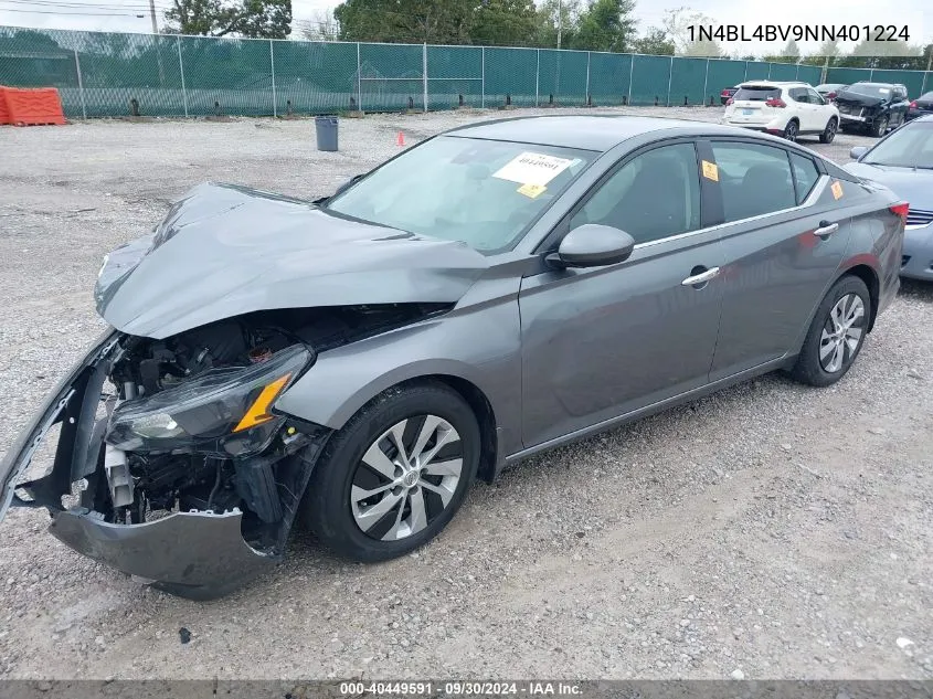 2022 Nissan Altima S VIN: 1N4BL4BV9NN401224 Lot: 40449591