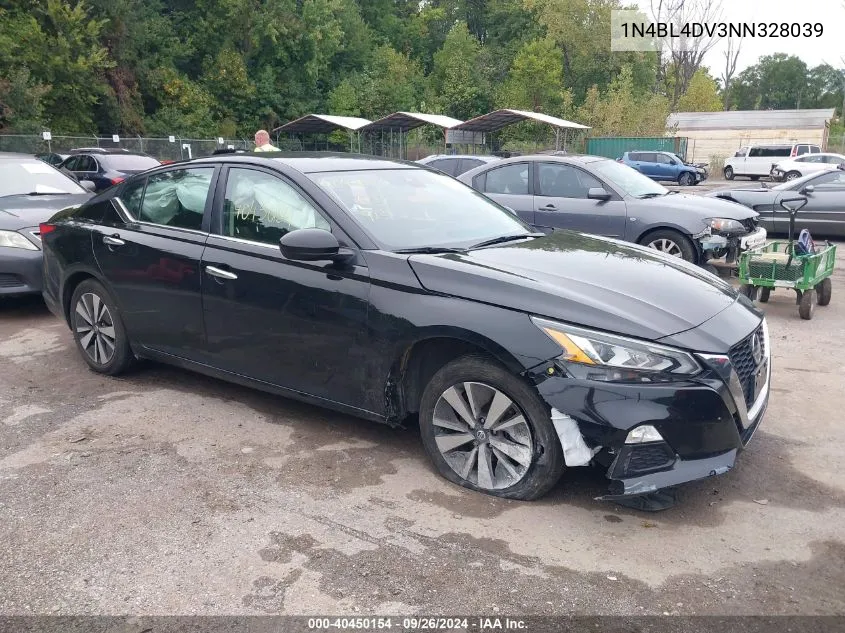 2022 Nissan Altima Sv Fwd VIN: 1N4BL4DV3NN328039 Lot: 40450154