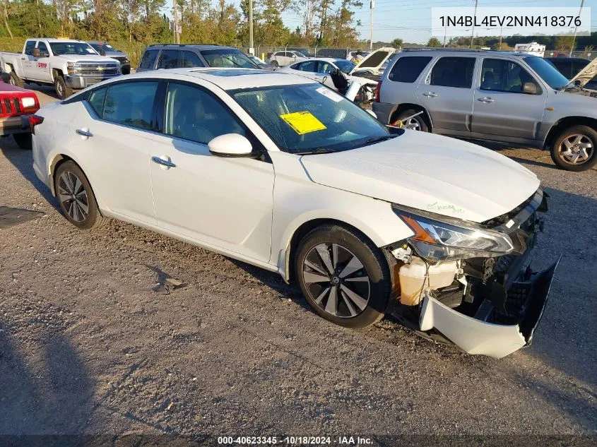 2022 Nissan Altima Sl Fwd VIN: 1N4BL4EV2NN418376 Lot: 40623345