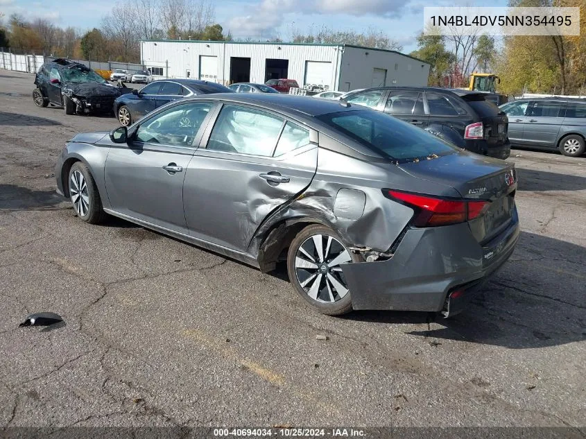 2022 Nissan Altima Sv Fwd VIN: 1N4BL4DV5NN354495 Lot: 40694034