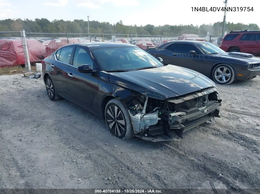 1N4BL4DV4NN319754 2022 Nissan Altima Sv Fwd