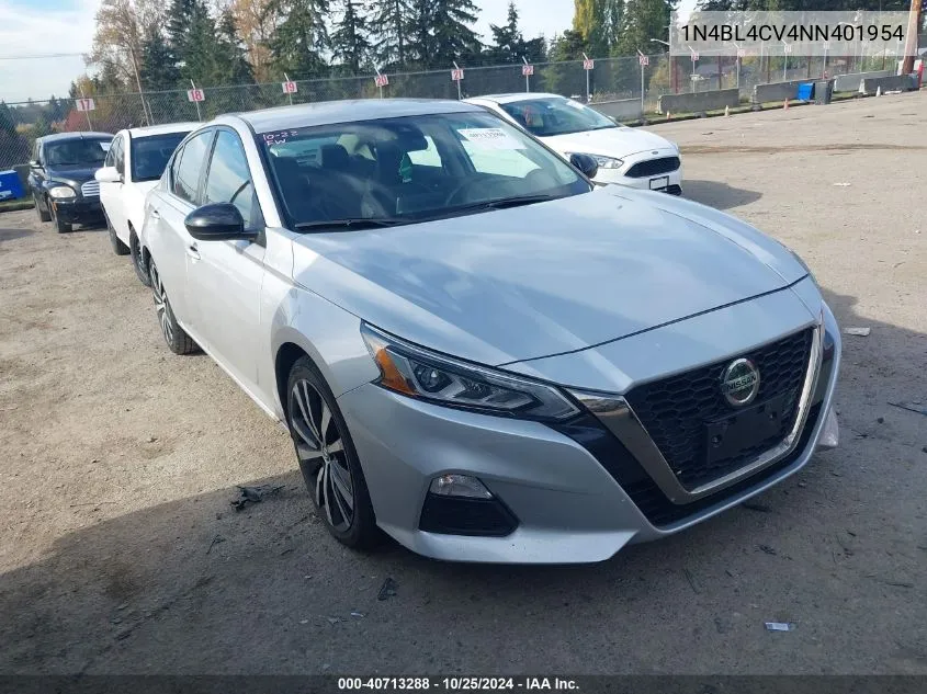 1N4BL4CV4NN401954 2022 Nissan Altima Sr Fwd