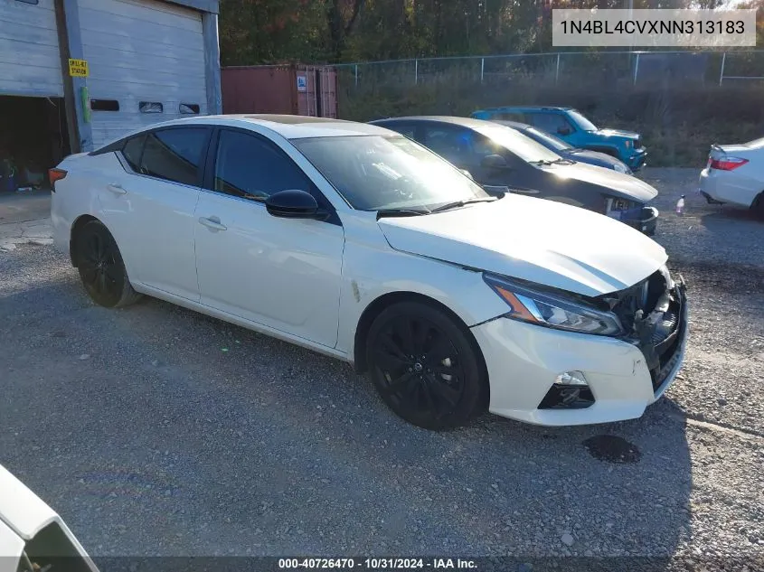 2022 Nissan Altima Sr Fwd VIN: 1N4BL4CVXNN313183 Lot: 40726470