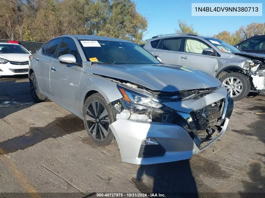 2022 Nissan Altima Sv Fwd VIN: 1N4BL4DV9NN380713 Lot: 40727975