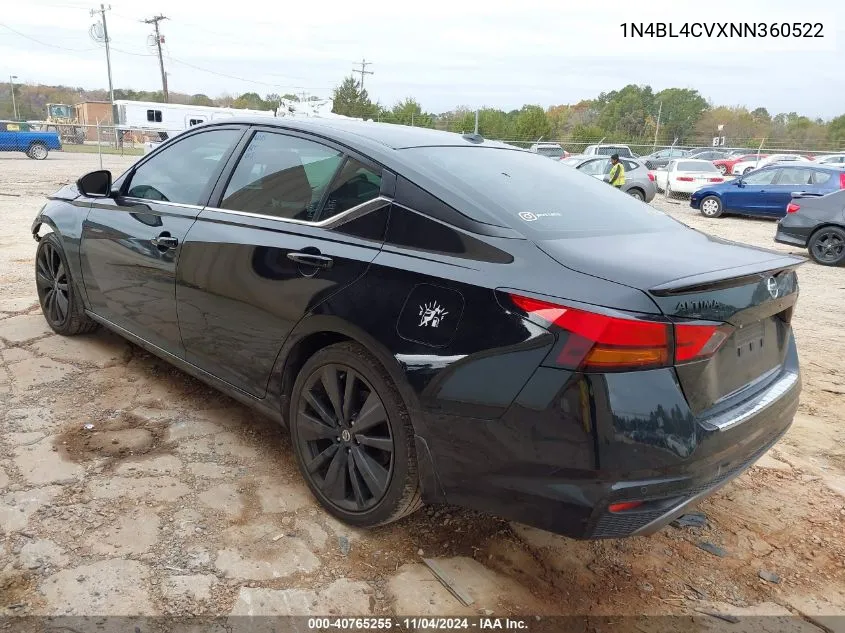 1N4BL4CVXNN360522 2022 Nissan Altima Sr Fwd