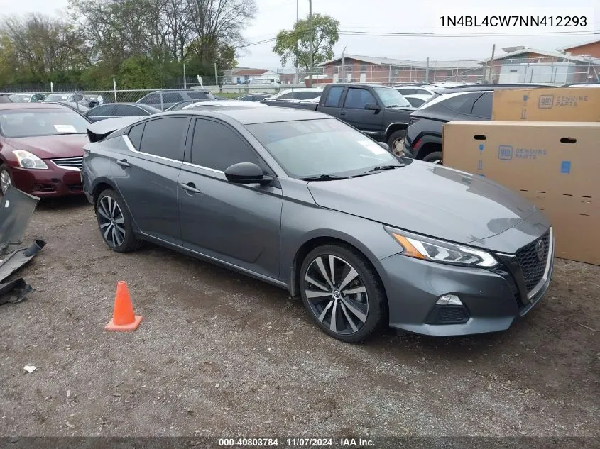 2022 Nissan Altima Sr Intelligent Awd VIN: 1N4BL4CW7NN412293 Lot: 40803784