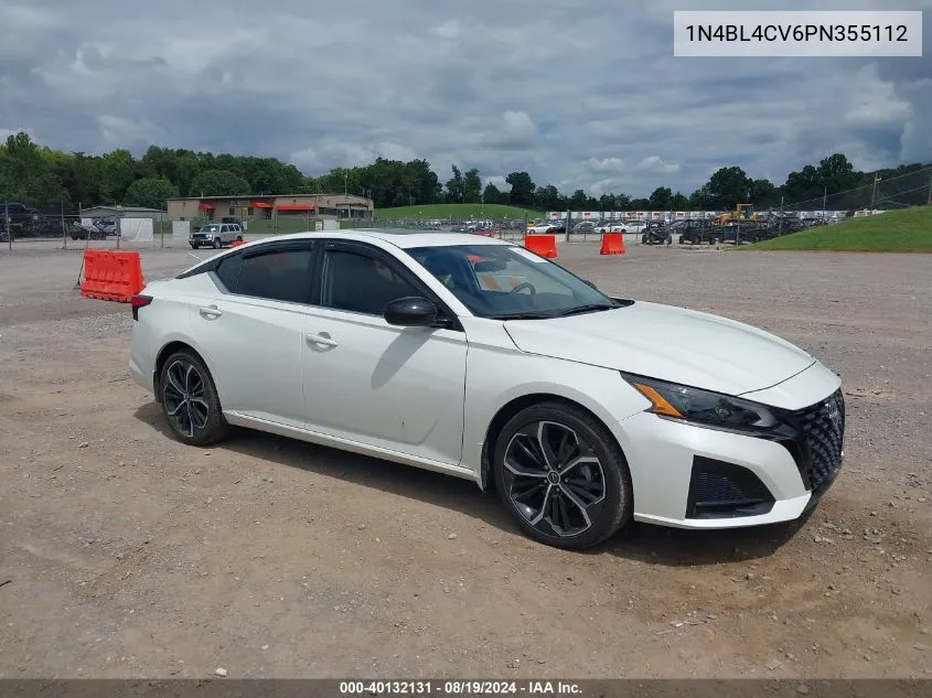 2023 Nissan Altima Sr Fwd VIN: 1N4BL4CV6PN355112 Lot: 40132131