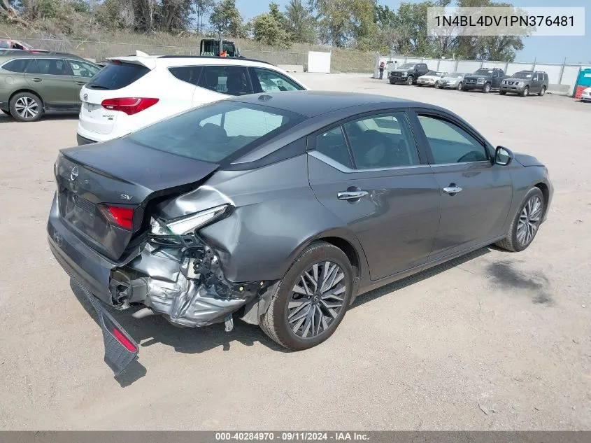 2023 Nissan Altima Sv Fwd VIN: 1N4BL4DV1PN376481 Lot: 40284970