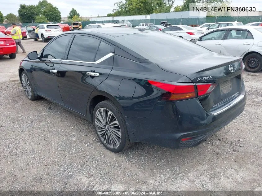 2023 Nissan Altima Sl Intelligent Awd VIN: 1N4BL4EW1PN360630 Lot: 40296389