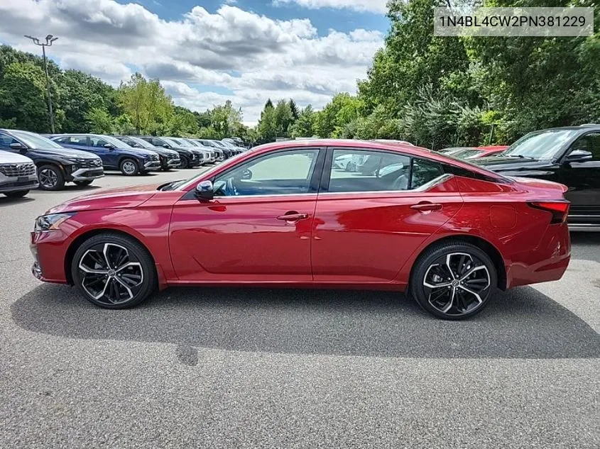 2023 Nissan Altima Sr VIN: 1N4BL4CW2PN381229 Lot: 40304558