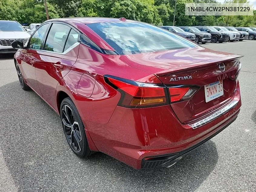 2023 Nissan Altima Sr VIN: 1N4BL4CW2PN381229 Lot: 40304558