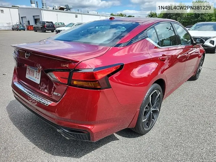 2023 Nissan Altima Sr VIN: 1N4BL4CW2PN381229 Lot: 40304558