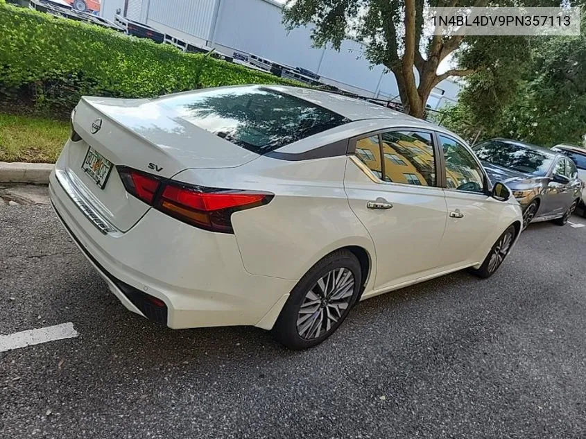 2023 Nissan Altima Sv VIN: 1N4BL4DV9PN357113 Lot: 40304559