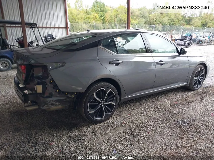 2023 Nissan Altima Sr Intelligent Awd VIN: 1N4BL4CW6PN333040 Lot: 40376793