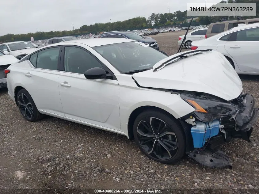 2023 Nissan Altima Sr VIN: 1N4BL4CW7PN363289 Lot: 40408266